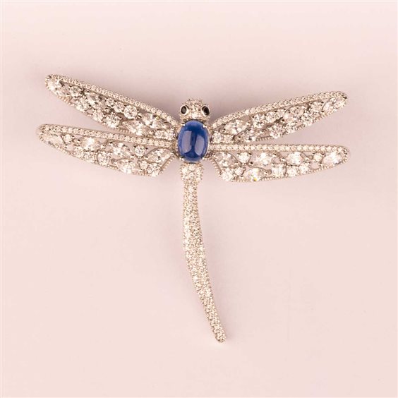 Brosche Ultima Edizione Dame in Silber SA00400-BLU - SA00400-BLU